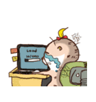 Cute OL Otter（個別スタンプ：10）