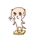 Cute OL Otter（個別スタンプ：22）