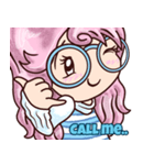 CURLY CARLY - I'M NOT A NERD（個別スタンプ：34）