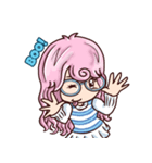CURLY CARLY - I'M NOT A NERD（個別スタンプ：35）