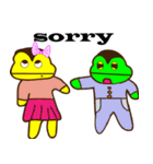 Funny frog frog2（個別スタンプ：6）