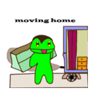 Funny frog frog2（個別スタンプ：14）