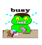 Funny frog frog2（個別スタンプ：25）