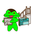 Funny frog frog2（個別スタンプ：28）