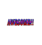 Totally Radical 90's Greetings（個別スタンプ：1）