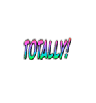 Totally Radical 90's Greetings（個別スタンプ：5）