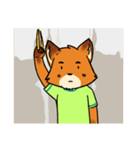J the FOX , K the HUSKY（個別スタンプ：1）