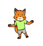 J the FOX , K the HUSKY（個別スタンプ：2）