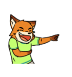 J the FOX , K the HUSKY（個別スタンプ：3）