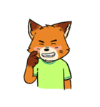 J the FOX , K the HUSKY（個別スタンプ：15）