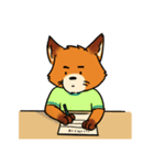 J the FOX , K the HUSKY（個別スタンプ：20）