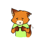 J the FOX , K the HUSKY（個別スタンプ：30）