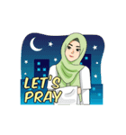 Gorgeous Hijab Girl Ramadhan Animated（個別スタンプ：1）