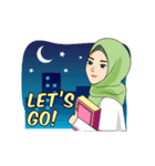 Gorgeous Hijab Girl Ramadhan Animated（個別スタンプ：5）