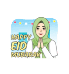 Gorgeous Hijab Girl Ramadhan Animated（個別スタンプ：8）