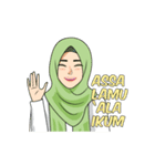 Gorgeous Hijab Girl Ramadhan Animated（個別スタンプ：9）