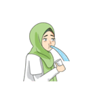 Gorgeous Hijab Girl Ramadhan Animated（個別スタンプ：13）