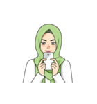 Gorgeous Hijab Girl Ramadhan Animated（個別スタンプ：16）