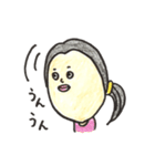 女子のゆるスタンプ（個別スタンプ：6）