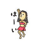 女子のゆるスタンプ（個別スタンプ：9）