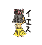 女子のゆるスタンプ（個別スタンプ：12）