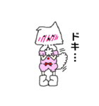 猫風。（個別スタンプ：36）