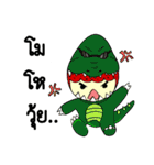 Ice cream, watermelon（個別スタンプ：4）