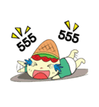 Ice cream, watermelon（個別スタンプ：26）