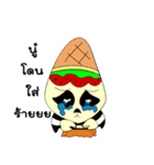 Ice cream, watermelon（個別スタンプ：28）