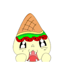 Ice cream, watermelon（個別スタンプ：35）