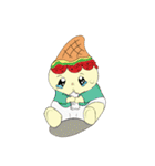 Ice cream, watermelon（個別スタンプ：36）