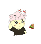 Ice cream, watermelon（個別スタンプ：39）