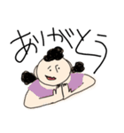 変なポーズな人（個別スタンプ：13）
