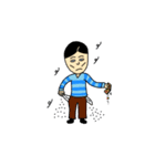 The Man in the Striped T-shirt（個別スタンプ：16）