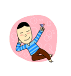 The Man in the Striped T-shirt（個別スタンプ：28）