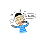 The Man in the Striped T-shirt（個別スタンプ：38）