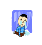 The Man in the Striped T-shirt（個別スタンプ：39）
