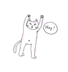 Cats with beard and no beard（個別スタンプ：1）