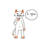 Cats with beard and no beard（個別スタンプ：2）
