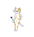 Cats with beard and no beard（個別スタンプ：3）