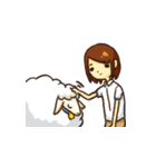 miss. Cheer ＆ her sheep（個別スタンプ：15）