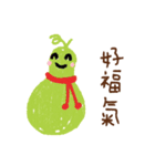 Fruits and Vegetables Language（個別スタンプ：3）