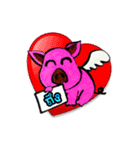 Pig have wings.（個別スタンプ：12）