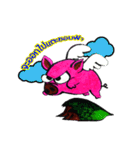 Pig have wings.（個別スタンプ：13）