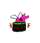 Pig have wings.（個別スタンプ：16）