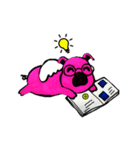 Pig have wings.（個別スタンプ：30）