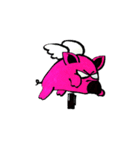 Pig have wings.（個別スタンプ：38）