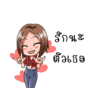 Beautiful Girls and Cute（個別スタンプ：21）