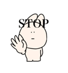どう見てもうさぎ（個別スタンプ：6）
