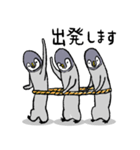 細いペンギンたち 丁寧ver. 2（個別スタンプ：9）